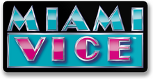 Miami Vice Logotype Sticker, Accessories