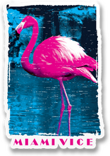 Miami Vice Flamingo Sticker, Accessories