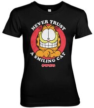 Garfield - Never Trust A Smiling Cat Girly Tee, T-Shirt