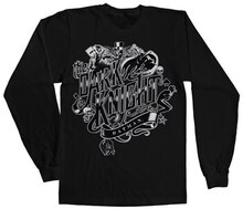 Inked Dark Knight Long Sleeve Tee, Long Sleeve T-Shirt