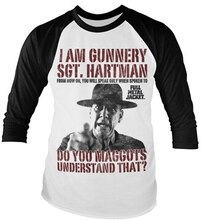 Full Metal Jacket - Sgt. Hartman Baseball Long Sleeve Tee, Long Sleeve T-Shirt