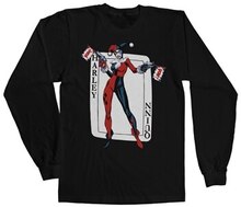 Harley Quinn Card Games Long Sleeve Tee, Long Sleeve T-Shirt