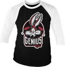 Wile E. Coyote - Genius Baseball 3/4 Sleeve Tee, Long Sleeve T-Shirt
