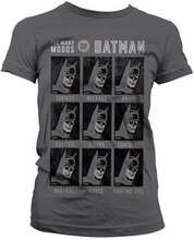 The Many Moods Of Batman Girly Tee, T-Shirt