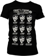 The Many Moods Of The Joker Girly Tee, T-Shirt