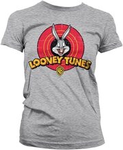 Looney Tunes Distressed Logo Girly Tee, T-Shirt
