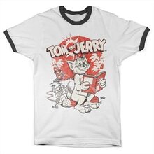 Tom & Jerry Vintage Comic Ringer Tee, T-Shirt