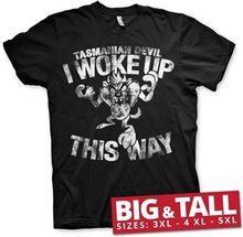 Tasmanian Devil - I Woke Up This Way Big & Tall T-Shirt, T-Shirt