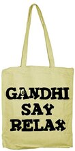 Gandhi Say Relax Tote Bag, Accessories