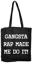 Gangsta Rap Made Me Do It Tote Bag, Accessories
