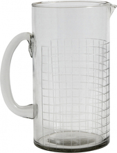 Nordal - Glass jug, square cut, clear