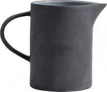 Nordal - Stoneware pitcher, black/white