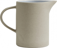 Nordal - Stoneware pitcher, beige/white