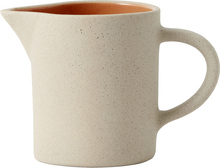 Nordal - Stoneware creamer, beige/dark peach