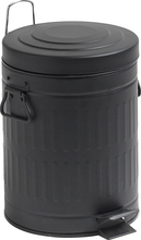 Nordal - Trash can, black, round, 5L