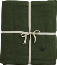 Nordal - YOGA cotton blanket, dark green