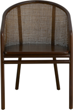 Nordal - MOSSO dinner chair, dark brown