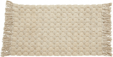Nordal - LUNA bath rug w/fringes, off white