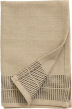 Nordal - SIRIUS tea towel, sand w/black stitching