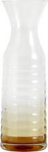 Nordal - JOG glass jug, clear/amber