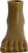 Nordal - ARUBA foot, vase, olive