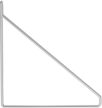 Hyllkonsol RETRO 27 cm ljusgrå Trådkonsol