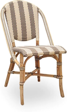Sofie Side Chair randig Cappuccino Sika-design