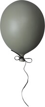 Porslins ballong BALLOON liten mörkgrön Mini ByON