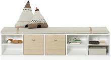 Wood horisontal hylla 5 x 1 sockel, Oliver Furniture