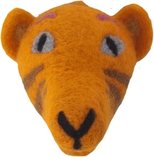 Animal Head Tiger handfiltad ull, Klippan Yllefabrik
