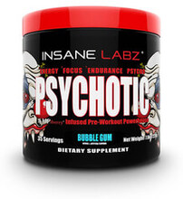 Psychotic Pre-Workout, 259 g, Bubblegum