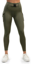 Cargo Tights, military green, large