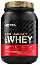 100% Whey Gold Standard, 908 g, Delicious Strawberry
