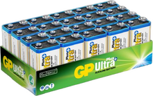 Engångsbatteri GP Ultra Plus 9V / 6LF22 20-pack