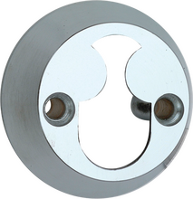 Cylinderring ASSA DC för oval låscylinder till insida - Rostfri - 6 mm