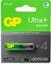 Engångsbatteri GP Ultra+ AA / LR6 4-pack