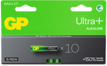 Engångsbatteri GP Ultra+ AAA / LR03 10-pack