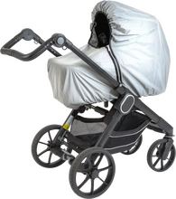 Reflekterande regnskydd till barnvagn och liggvagn
