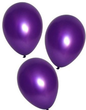 8 stk 20 cm - Lilla Metallic Ballonger