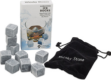 9 stk Marble Stone Ice Rocks