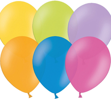 50 stk 30 cm - Ballonger i Assorterte Farger