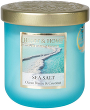 Sea Salt - Duftlys i flott glass med Havbris og Kokosnøtt