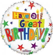 Have a Great Birthday - Folieballong 46 cm