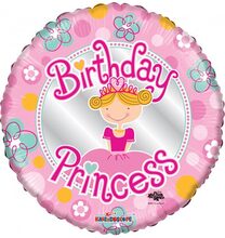 Birthday Princess - Folieballong 46 cm