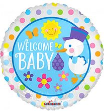 Welcome Baby - Folieballong 46 cm
