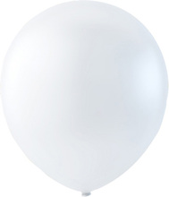 100 stk 30 cm MEGAPACK - Hvite Ballonger