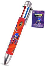 Sonic Prime Kulepenn med 6 Forskjellige Farger