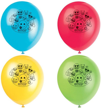 8 stk 30 cm Ballonger med Emojies