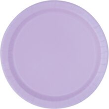 16 stk Lavendel Papptallerkener 22 cm