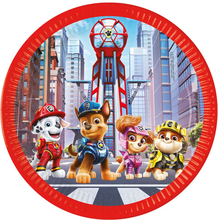 8 stk Papptallerkener 23 cm - Paw Patrol The Movie